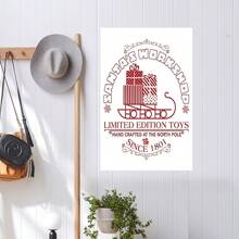 Framed Santa's Workshop Limited Edition Toys Print - Great Christmas Decoration, North Pole Toy Factory Art Decor, Modern Gifts For Christmas Holidays - Framed - View 4