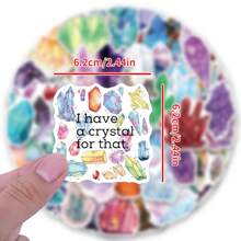 100PCS Crystal Stickers Aesthetic Vinyl Stickers High Quality Stickers Decals Scrapbook,Journaling,Laptop,Bumper,Skateboard,Water Bottles,Computer,Phone Stickers Can Bring A Lot Of Fun To Your Life,The Perfect Gift For Adults,Vinyl Sticker,Hippy Stickers,Scrapbooking Stickers