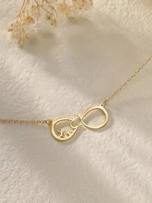 1 collier personnalisé avec cœur en acier inoxydable et nœud, texte de nom pour exprimer l'amour, décoration du cou. Cadeau pour la Saint-Valentin, l'anniversaire aux amis