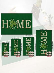 1 szt. "Króliczek astronauta latająca rakieta, Wielkanoc" wycieraczka, mata do wnętrz, dywanik, kreatywna mata do drzwi, mata w stylu przedpokoju, wystrój domu, antypoślizgowa mata podłogowa, akcesoria do sypialni, rekwizyty do zdjęć, wystrój zewnętrzny, dywanik, dywanik, prezent