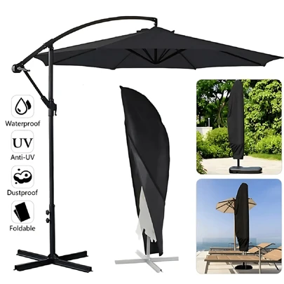 Heavy Duty Parasol Banana Umbrella Cover Cantilever Outdoor Patio Shield Oxford