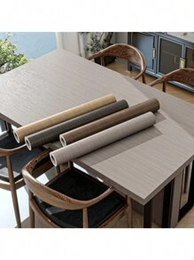 1 卷木纹厨房贴纸、自粘贴纸、防水可移除墙纸、适用于厨房、台面、橱柜装饰的 PVC 材料墙纸。 - 彩色 - 查看 9