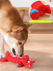 Dog Chew Toys Monkey Hippo Shaped Rubber Pet Squeaky Toys For Small Medium Large Dogs Resistant Bite Grinding Teeth Dog Sound Toys