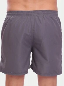 Men's Tactel Basic Shorts Beach Gym Running And Training - Dark Grey - View 2
