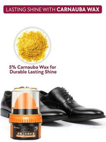 Shoe Polish With Applicator – Quick Shine Shoe Cream For Leather Boots And Shoes - 1.76 Fl. Oz