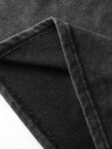 Plus Size Men's Casual Round Neck Summer T-Shirt With Ghostly Star Silhouette And Face Print