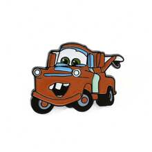 Disney 1/6 Pcs Anime Carros Broche Criativo Mater Esmalte Pin Metal Emblema Jóias Roupas Mochila Acessórios