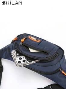 SHILAN Oxford Waterproof Waist Bag, Multi-Function Large Capacity Waist Pack, For Casual Daily Use Pouch Waterproof Backpack Belt Bag - Multicolor - View 7