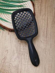 1pc Small Square Hollow Comb Honeycomb Grid Comb Smooth Hair Comb Wet And Dry Dual Use Hairdressing Comb Scalp Massage Fluffy Made Valentines