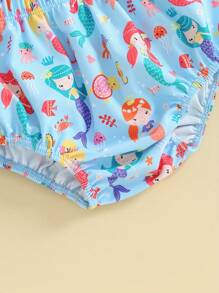 Newborn Baby Swimwear - Blue - View 8