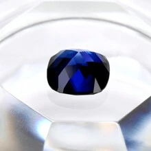 One 100% Lab Grown Sapphire Cushion Cut Gemstone For Charms Advanced Jewelry Making Materials DIY