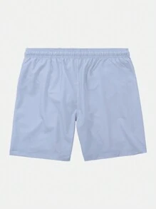 Short Masculino Tactel Básico Praia Academia Corrida e Treino - Azul bebê - Visão 5