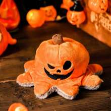 1pc Đồ chơi nhồi bông hình bí ngô Halloween hình bạch tuộc cướp biển có thể đảo ngược có âm thanh, Người yêu mèo và mẹ mèo yêu thích/Người yêu chó và mẹ chó yêu thích Đồ chơi nhai có tiếng kêu - Nhiều màu - Xem 9