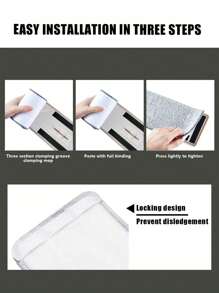 6/10 件装，超细纤维拖把替换垫，平板地板拖把布，可洗耐用替换拖把布，高吸污吸水率，干湿两用，易于清洁，清洁用品 - 黑邊灰色 - 查看 8