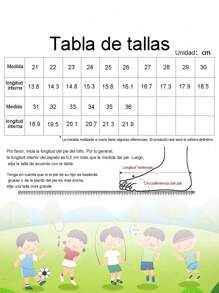 Zapatillas infantiles cómodas y transpirables, modernas y elegantes, adecuadas para niños y niñas para uso en interiores y exteriores. - Negro - Ver 7