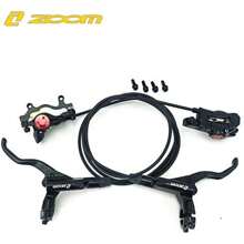 NYK Zoom Hydraulic Disc Brakes Mountain Bike Sets MTB Front And Rear Set With Floating Disc Rotor 160mm And Color Bolts Black - as pic - View 2