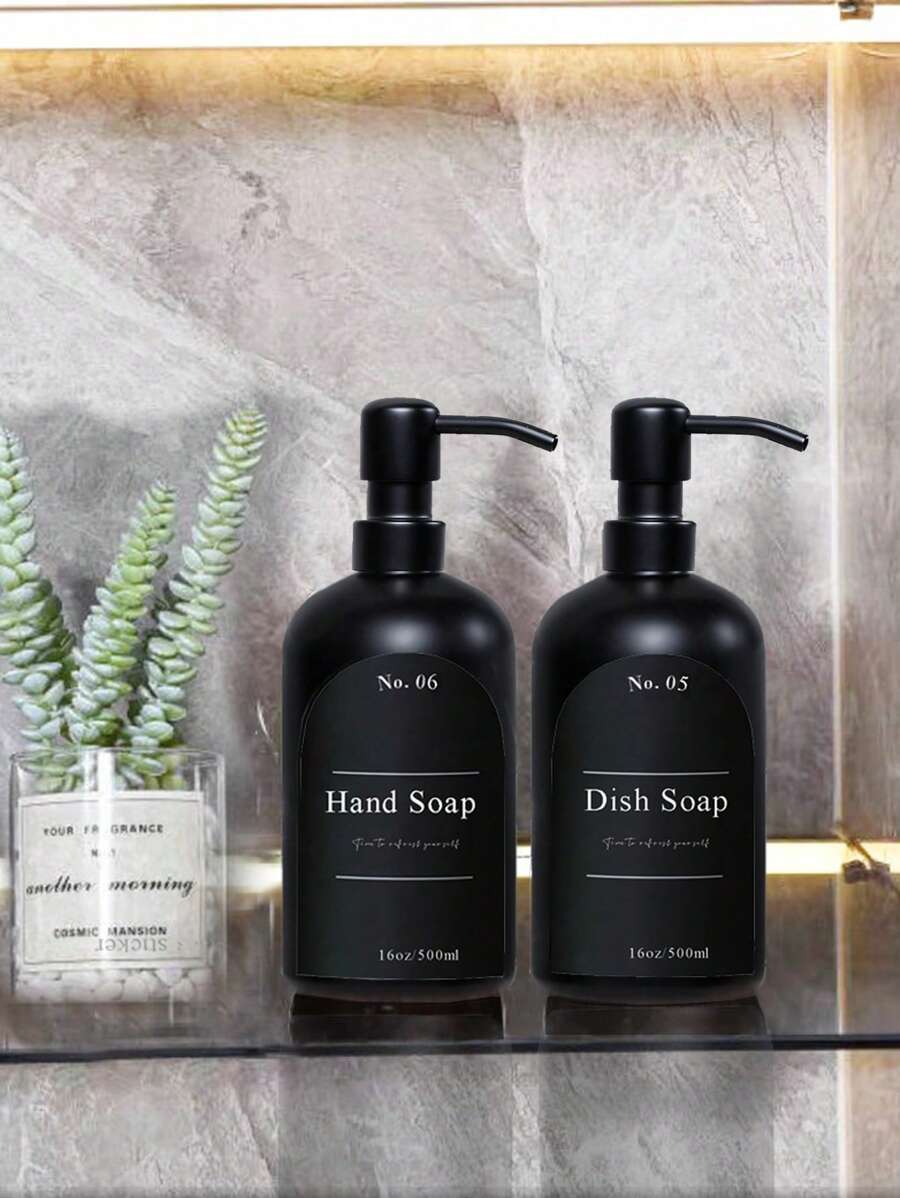 2入組字母圖案乳液分配器