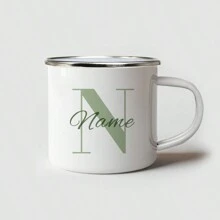 1 szt. 350 ml spersonalizowany ceramiczny kubek z imieniem, emaliowany kubek z możliwością personalizacji imieniem, DIY kubek na wodę, sok, mleko, mrożoną kawę - prezent dla przyjaciół, rodziców, kolegów z klasy, dekoracja świąteczna łatwa do czyszczenia, wykwintny, wysokiej jakości niestandardowy, spersonalizowany, wyjątkowy idealny prezent dla niej, chłopaka, dziewczyny, taty, mamy, rodziny, przyjaciół, syna, córki, uczniów szkół