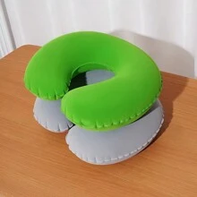1 Solid Color U-Shaped Pillow,Travel Pillow, Comfortable, Neck Pillow For Travel, Home, Office, Train, Self-Driving, Travel And Home Camping Supplies, Airplane Pillow Caravan Home Office Travel Neck Flight Pillow Snap Button With Soft Cover, U-Shaped Neck Pillow Portable Student Adult Pillow Pad, Support The Neck And Protect The Cervical Vertebra When Studying Or Riding In The Car, Office Or Other Travel Bag For School School Accessories School Stuff