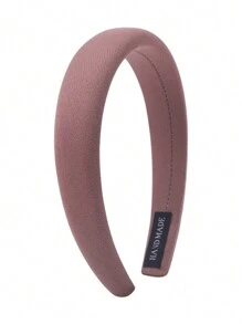 1条纯色宽檐发带，女士百搭简约头饰，适合日常通勤、发带、发箍、发饰、家居、护肤等场合佩戴。 - 彩色 - 查看 13