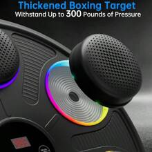 Smart Music Boxing Machine Bluetooth Music Boxing Machine Wall Mounted Boxing Machine With LED Lights 12 Speeds And Modes Boxing Machine For And Adults - Black-42*45*6.2CM - View 6
