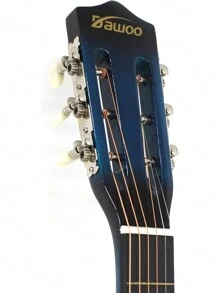 38 Inch Classic Guitar,A Quality Choice For Beginners And Music Lovers - Blue - View 2