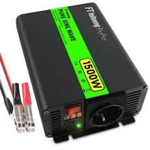 FT feiteeng Pure Sine Wave Power Inverter, 12V To AC 220V/230V, Suitable For Household, RV, And Off Grid Solar Systems, With AC Socket And USB Port, LED Display - Black - View 14