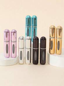 1pc/3pcs/6pcs/9pcs Chai đựng nước hoa đóng gói phụ, Chai xịt nước hoa mini có thể nạp lại di động, Bình đựng nước hoa rỗng di động để hẹn hò, Chai nước hoa có đáy, Bình đựng nước hoa, Hộp bơm nước hoa, Chai xịt dạng lỏng - Nhiều màu - Xem 12