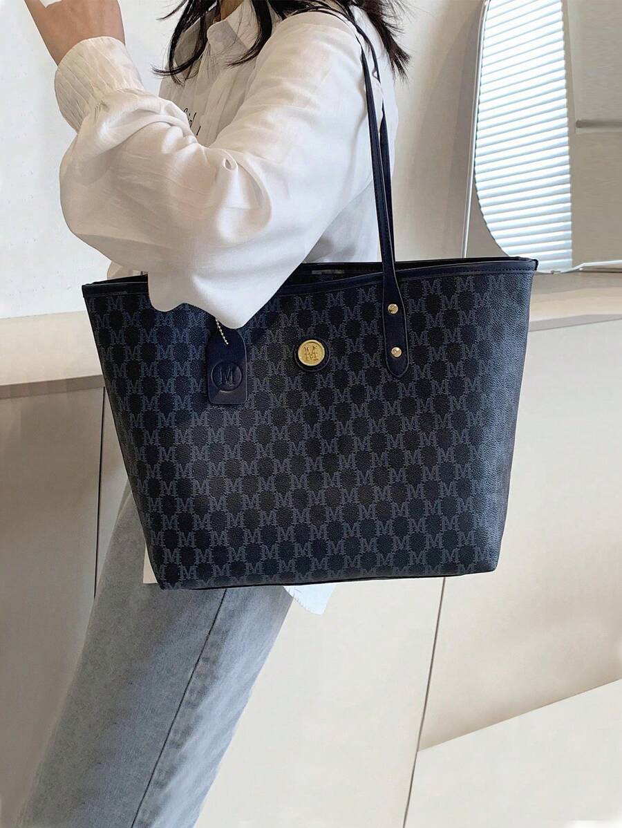 Dedoo 1个高品质时尚奢华手提包，2024新款多功能托特包，大容量单肩包，适合作为女友礼物、购物、约会、旅行、工作和其他场合使用。