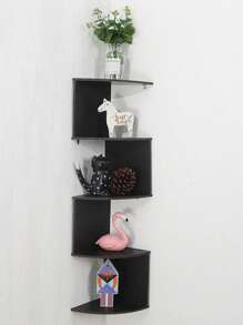 1 szt. Półka ścienna narożna do domu, trójkątne półki pływające, wielofunkcyjny regał do przechowywania, regał ścienny do salonu, sypialni, wystrój pokoju bez wiercenia