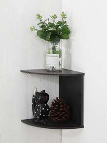 1 szt. Półka ścienna narożna do domu, trójkątne półki pływające, wielofunkcyjny regał do przechowywania, regał ścienny do salonu, sypialni, wystrój pokoju bez wiercenia