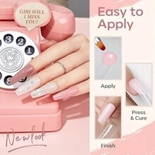 MEFA Crystal Glue 6 Colors 15g With 6W Shell Nail Lamp Tool Set - 彩色 - 查看 6