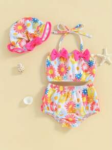 Newborn Baby Swimwear - Orange - View 2