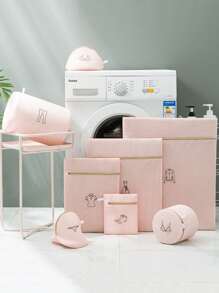 Túi giặt lưới có khóa kéo gia cố và móc treo, thích hợp đựng đồ lót, áo ngực, du lịch, cất giữ, ký túc xá đại học, căn hộ - Có thể giặt bằng máy - Nhiều màu - Xem 18