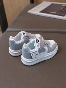 1 双儿童休闲防水运动鞋，适合男孩和女孩，幼儿 - 灰色 - 查看 7