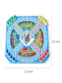 Flying Chess Board Game, Multiplayer Interactive Board Game With Jumping Gameplay - Multicolor - View 9