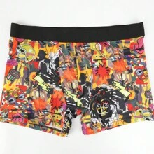 3Pcs/Set Mens Boxer Briefs Shorts Trunks Underwear Funny Printed Underpants Comfortable Pants Breathable Soft Stretch Fit 3D Pouch Multipack - Z1(3 Pack) - View 9