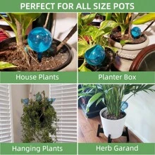1-10 Pcs Automatic Plant Watering Bulbs Self Watering Globe Balls Water Device Drip Irrigation System For Garden Flower Plants