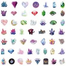 100PCS Crystal Stickers Aesthetic Vinyl Stickers High Quality Stickers Decals Scrapbook,Journaling,Laptop,Bumper,Skateboard,Water Bottles,Computer,Phone Stickers Can Bring A Lot Of Fun To Your Life,The Perfect Gift For Adults,Vinyl Sticker,Hippy Stickers,Scrapbooking Stickers
