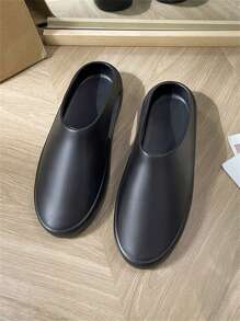 Slip-On Sandals For Women, New Design Outdoor Soft Bottom Non-Slip Beach Shoes, Unisex Casual Slippers - Black - View 3