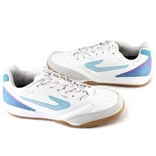 Topper Dominator TD Professional Futsal Shoes TP0326 - White/Pink/Blue - View 5