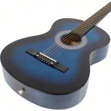 38 Inch Classic Guitar,A Quality Choice For Beginners And Music Lovers - Blue - View 4