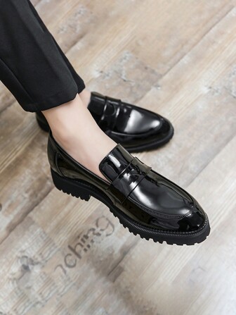 2025春季新款男士商务正装韩版正装皮鞋休闲英伦绅士婚礼新郎伴郎时尚百搭鞋