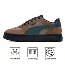 Puma Caven 2.0 Abrupt SD男女中性運動休閒低筒板鞋 397467-01 - 咖啡色-深綠色-黑色 - 查看 1
