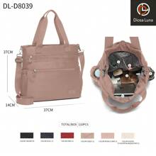 Women's Nylon Crossbody Bag, Casual Clutch Bags, Shoulder Bags, Crossbody Bags, New Large Quality Fabric Bag With One Shoulder, Large Capacity, Versatile And Waterproof Shoulder Bag - 粉色 - 查看 2