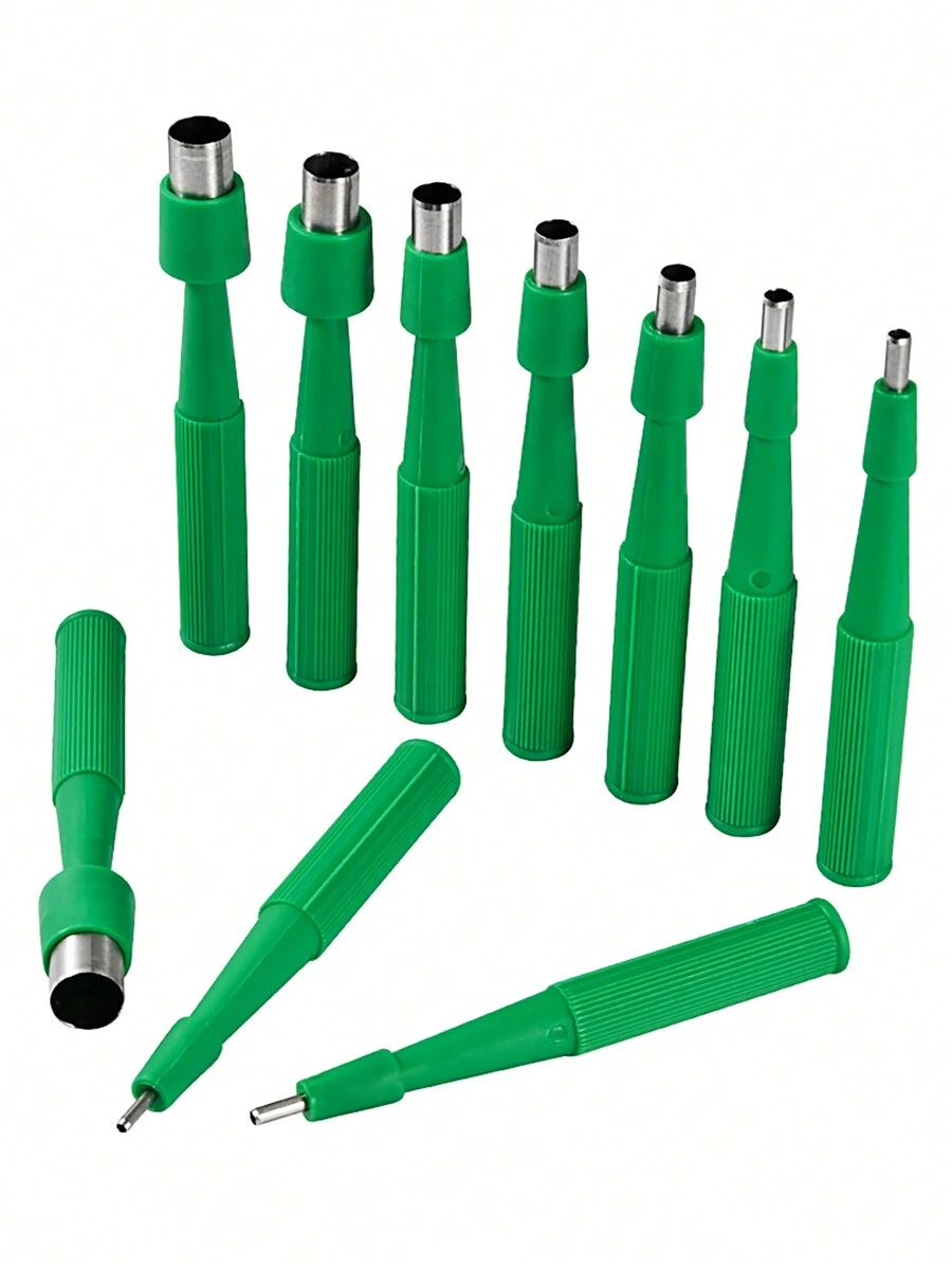 1PC Disposable Sterilized Biopsy Dermal Anchor Puncher Professional Dermal Punch For Skin Piercing Micro Dermal Piercing Tool - Green - View 1