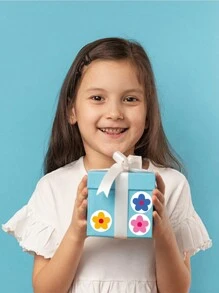 500 pièces/rouleau Autocollants de fleurs colorées, 1 pouce rond, 6 couleurs, enveloppes, cartes, tasses, scrapbooks DIY décor, emballage cadeau autocollant PVC - Multicolore - Voir 7