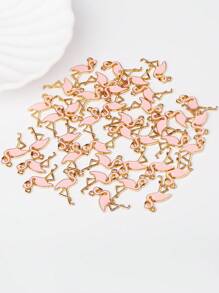 10 cái/gói Mặt dây chuyền trang sức hình chim hồng hạc tự làm - Hoạt hình - Xem 3