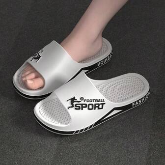 夏季新款厚底男士运动拖鞋时尚舒适软底户外防滑耐磨透气情侣凉鞋