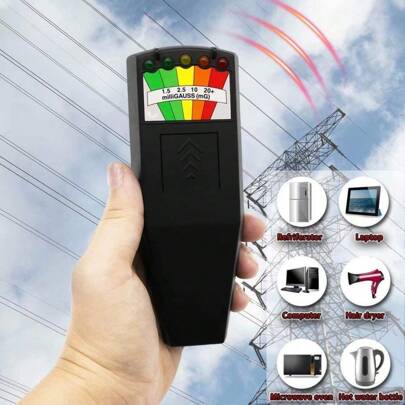 LED EMF Meter Magnetic Field Detector Ghost Hunting Paranormal Equipment Tester Portable Counter